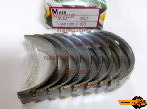 Вкладыши коренные ISUZU M193 STD 3KA1 3KB1 3KC1 3KC2 STD 8-94411-291-0 5-11510-061-0